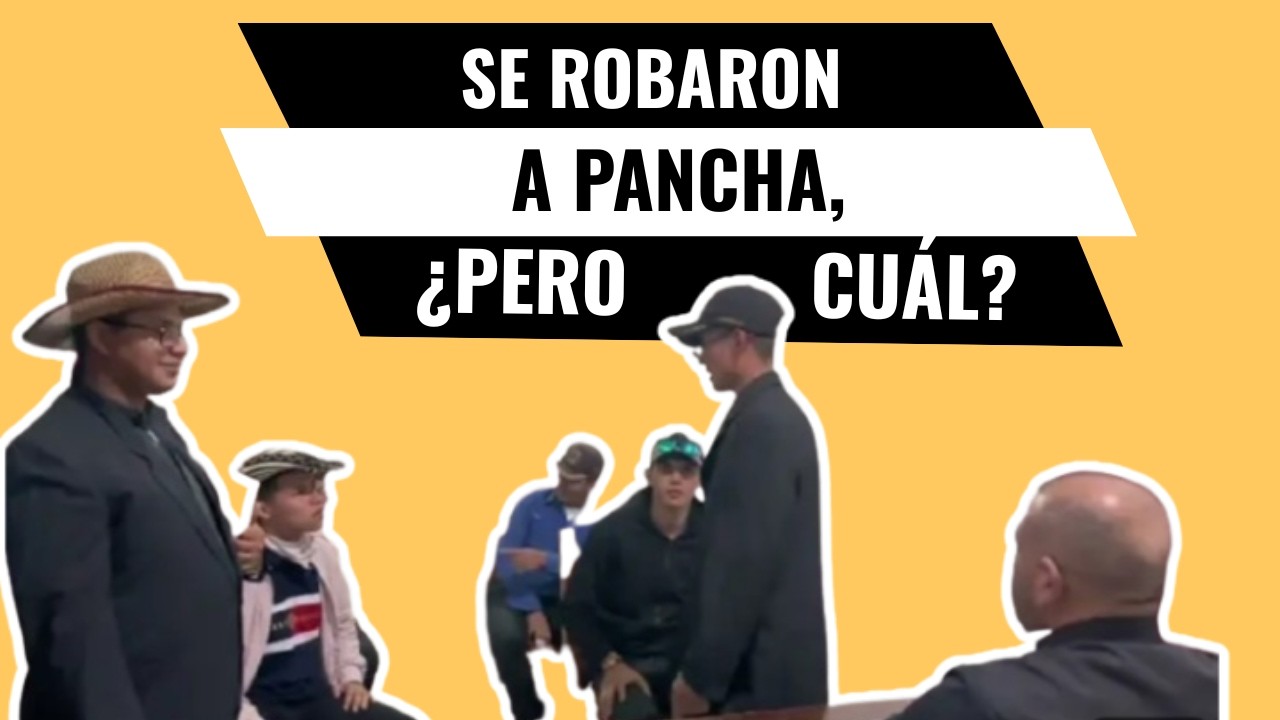 Se robaron a Pancha, Pero cuál? 