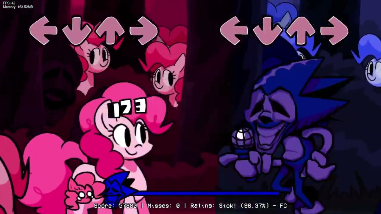 FNF Cover: The Pinkie Majin War [Endless but Pinkie Pie and Majin Sonic Sing it]