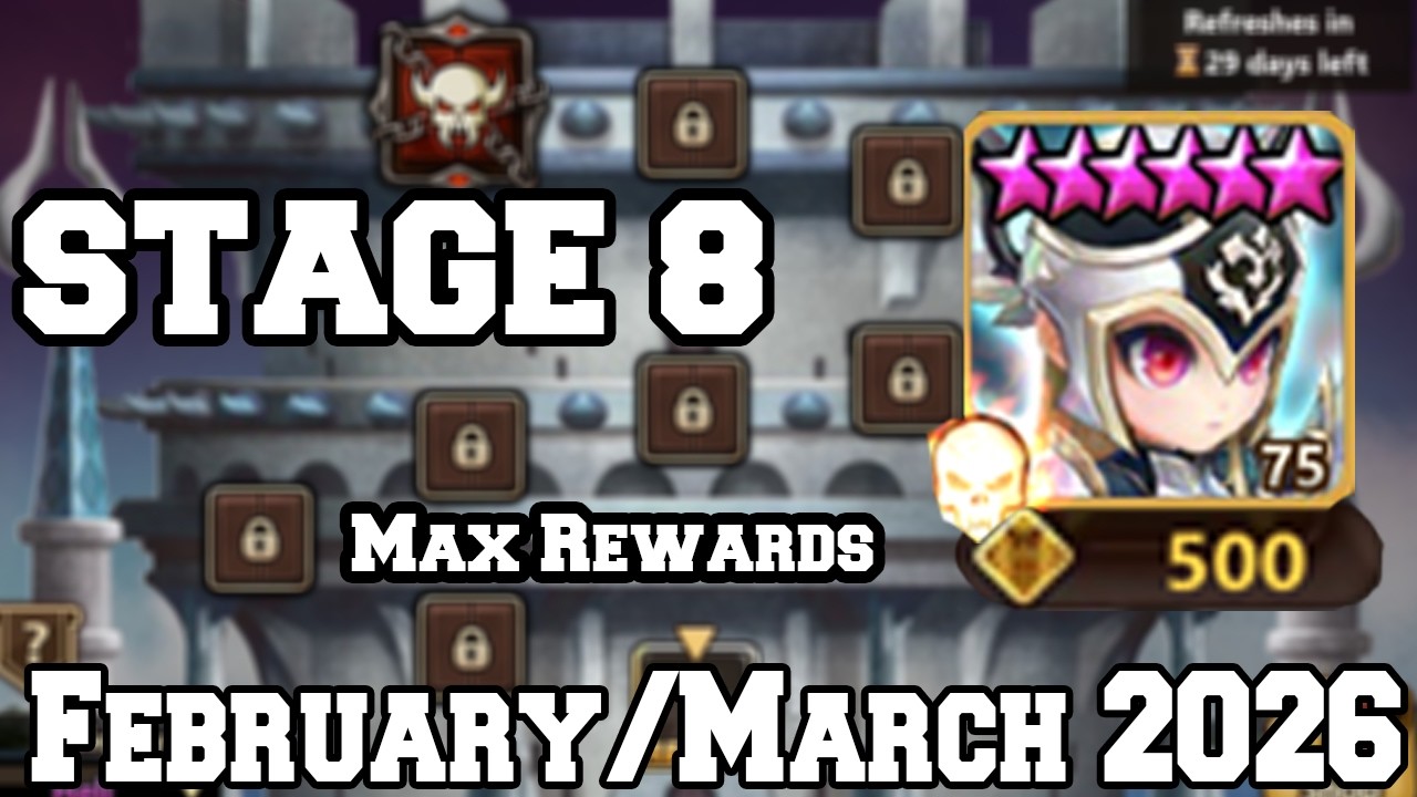 TOA HELL STAGE 8 Max Rewards (500) February/March 2026!