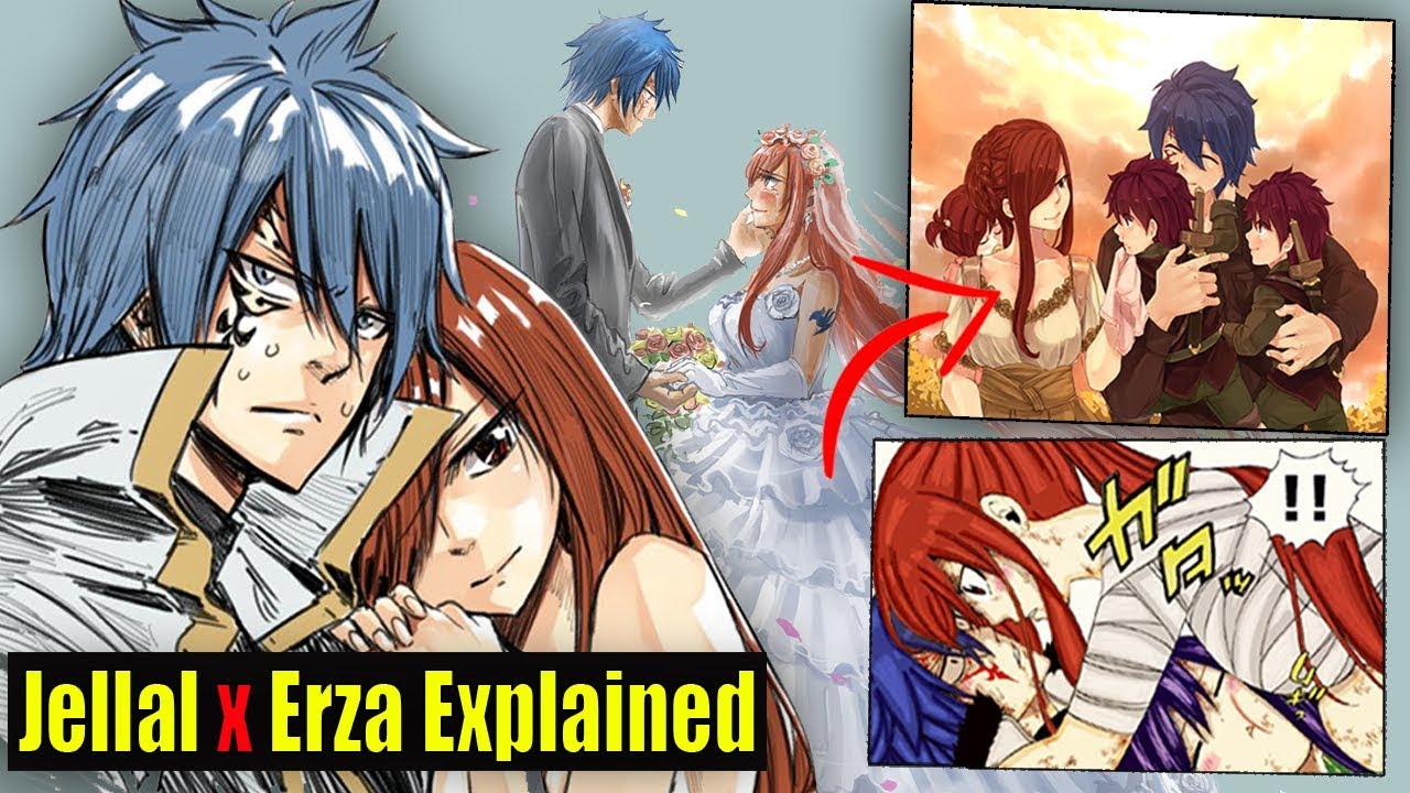 How Did Jellal & Erza Fall In Love & Marry? Jellal x Erza - Fairy Tail Explained