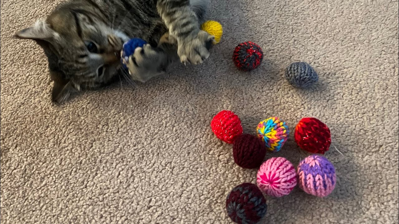 Loom Knit Cat Toy Tutorial
