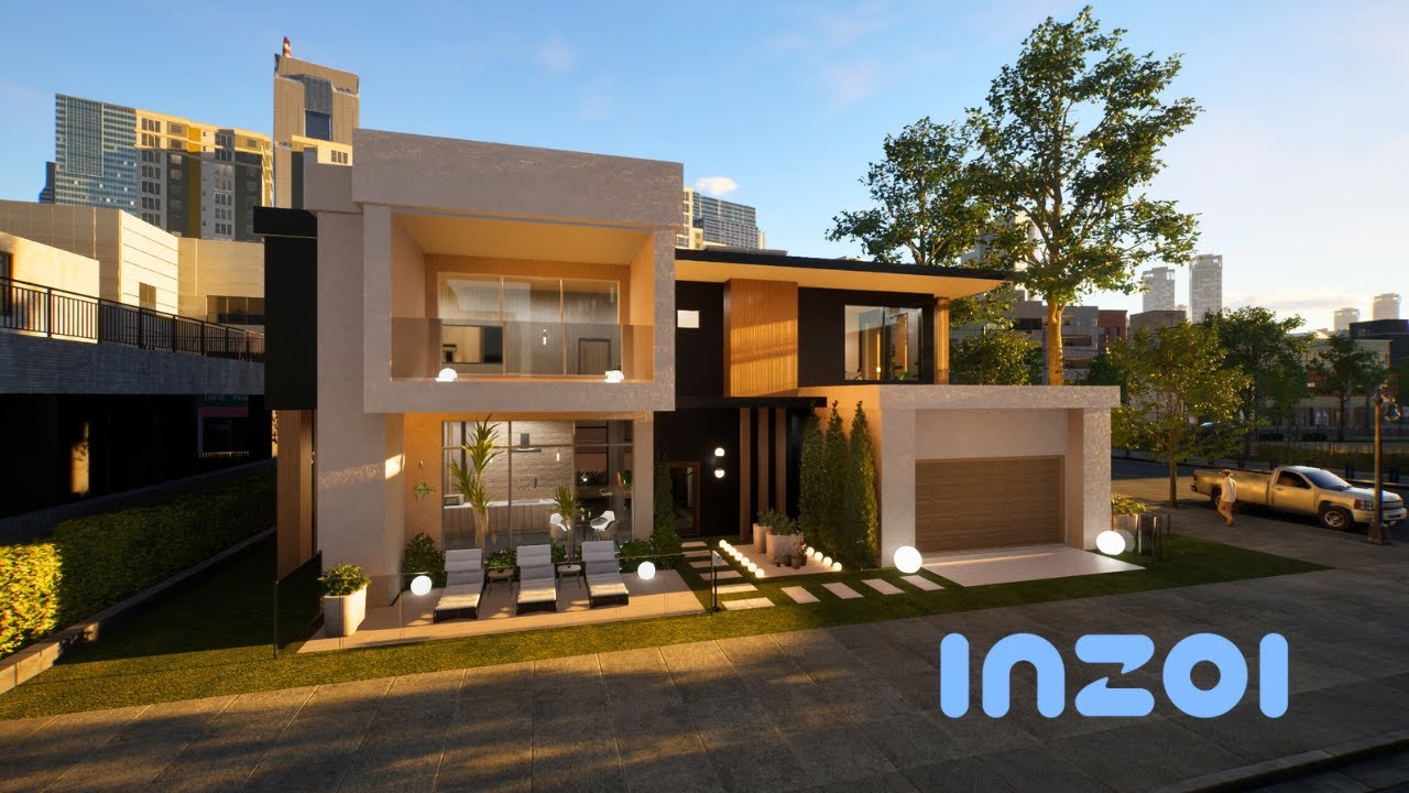 inZOI Dowon Modern Family House | Speed Build