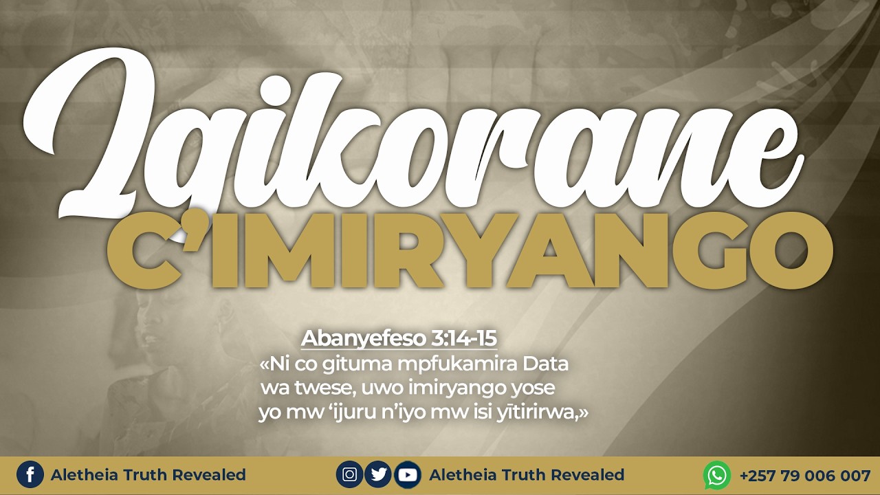 IGIKORANE C'IMIRYANGO | Uburyo Dutorera Inyishu Ibibazo Vy'Imiryango | Prophet Evrard SINAGAYE