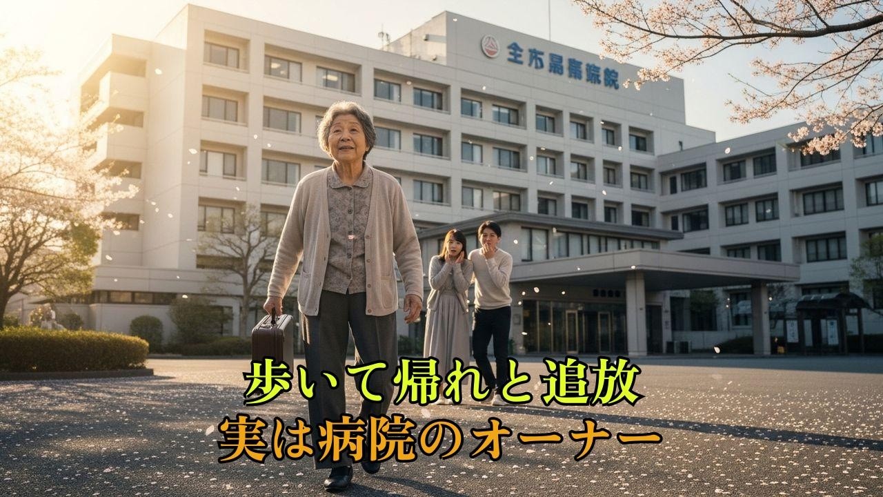 「歩いて帰れ」と追放した母の正体は…病院の筆頭株主!?30億円の遺産を全額寄付した結果、息子夫婦が絶望【スカっと】