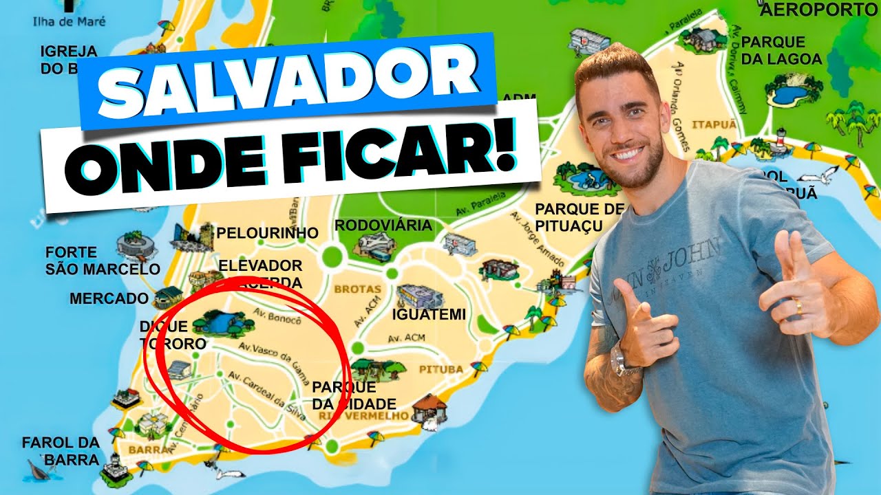 Onde ficar em SALVADOR! Melhor região e hotéis! Pelourinho ou Barra?
