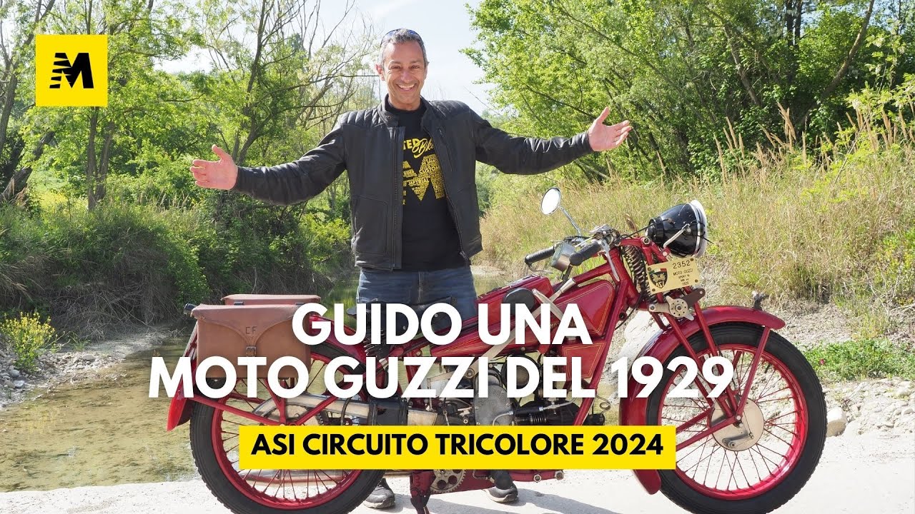 Moto Guzzi sport 14 del 1929: un'esperienza esoterica durante ASI Circuito Tricolore