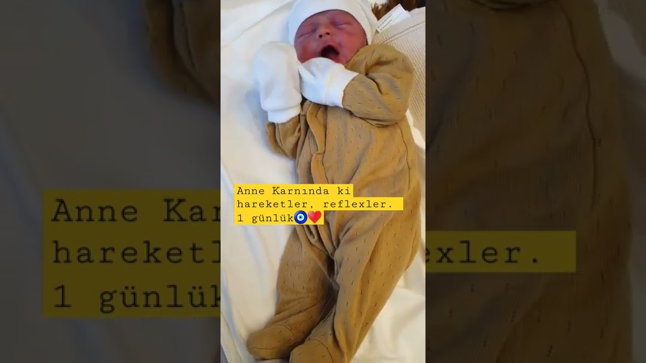 1 G&Uuml;NL&Uuml;K G&Uuml;ZEL BEBEĞİMİZ ▶️ ANNE KARNINDA Kİ REFLEX VE HAREKETLER😇💞