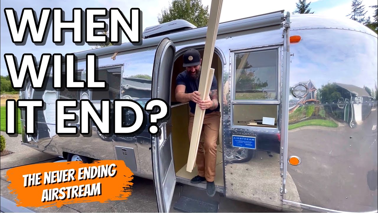 The Hardest Cabinets I've Ever Built || Vintage Airstream Remodel