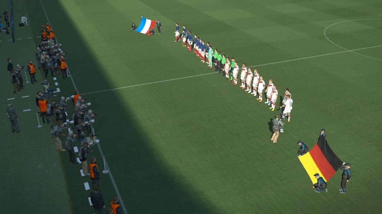 PES 2014 (France vs Germany Gameplay) [2014 FIFA World Cup Quarter-finals]
