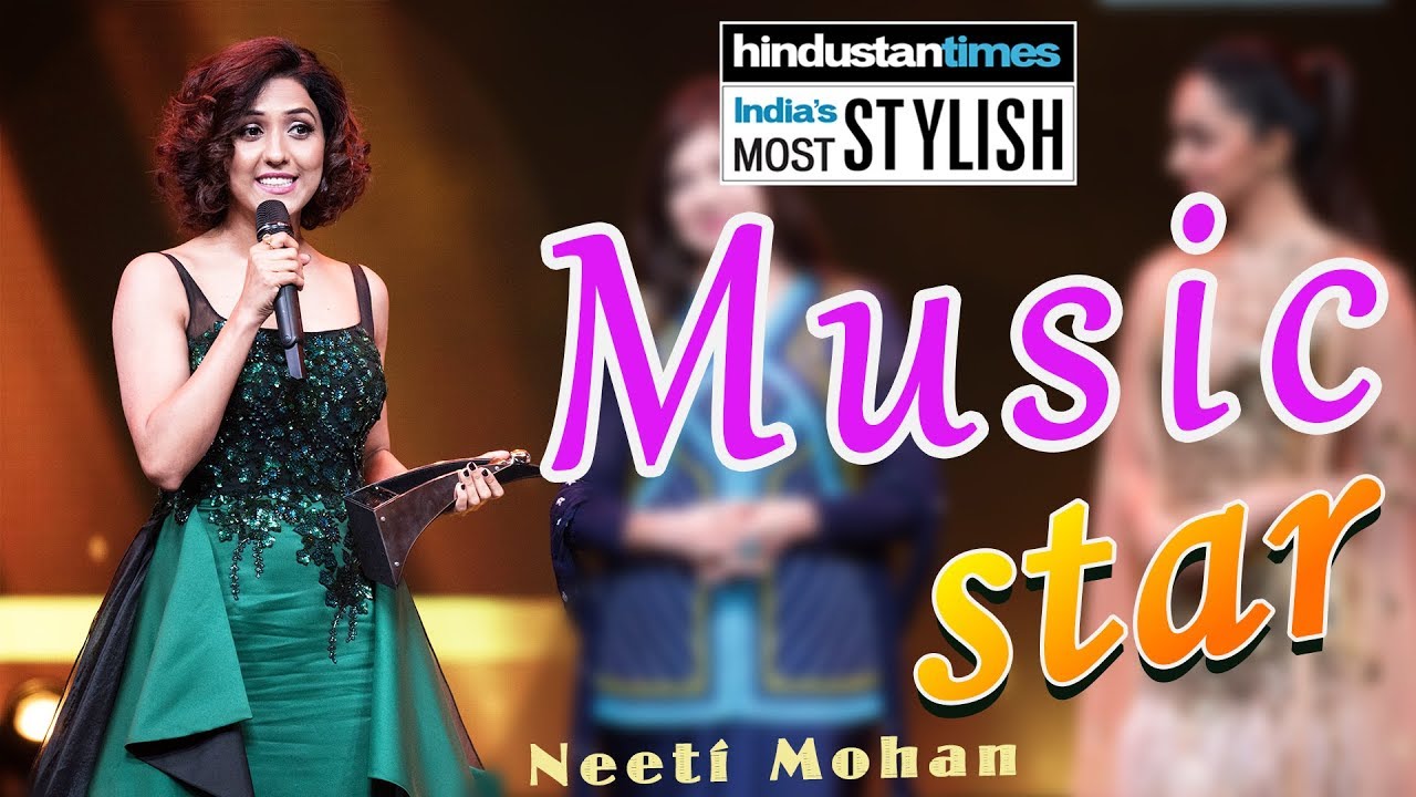Neeti Mohan || Wins Music Star award || HT India's Most Stylish Awards 2018
