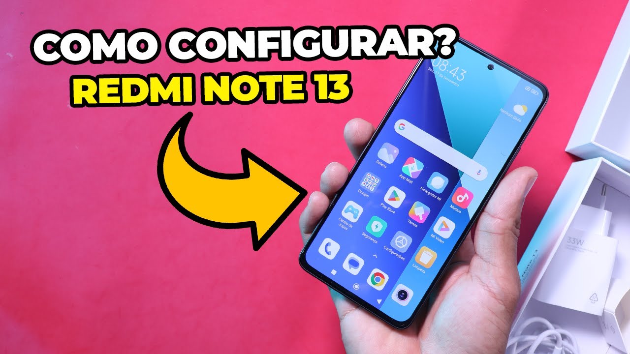 Como configurar o Redmi Note 13 pela primeira vez passo a passo corretamente
