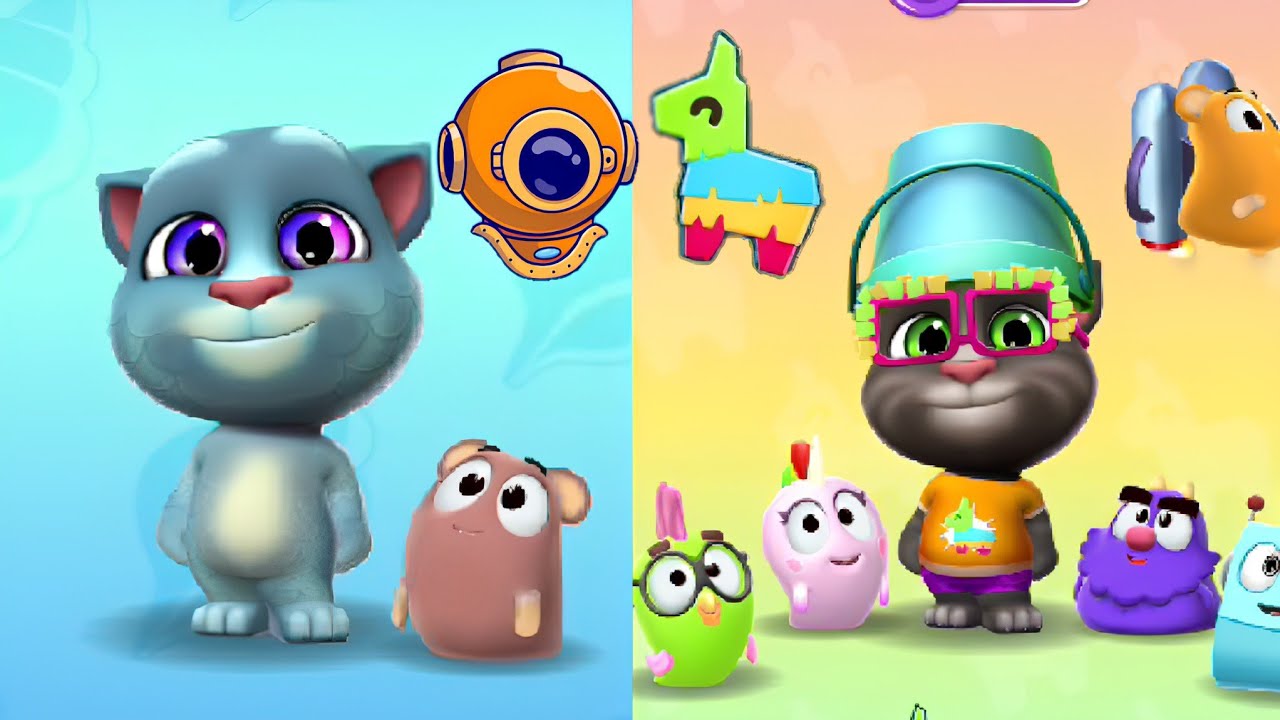My Talking Tom 2 Piñata Surprise vs Treasure Reed event Gameplay Android ios