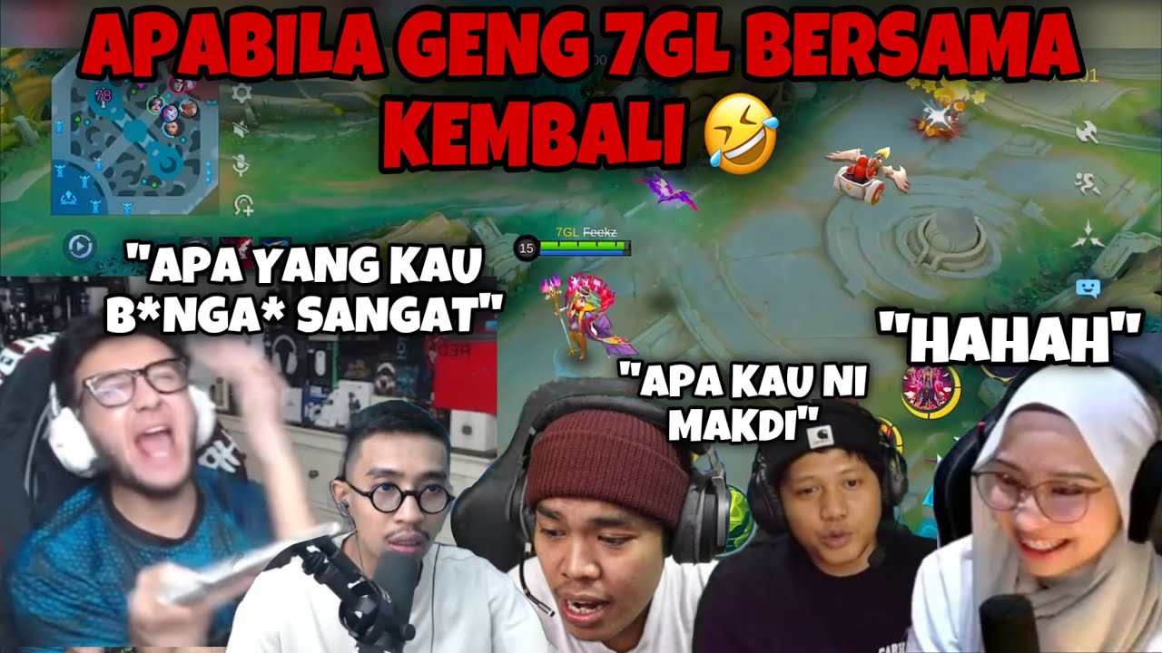 APABILA GENG 7GL BERSAMA KEMBALI 🤣 - PARTYAN PASAR MALAM 😂