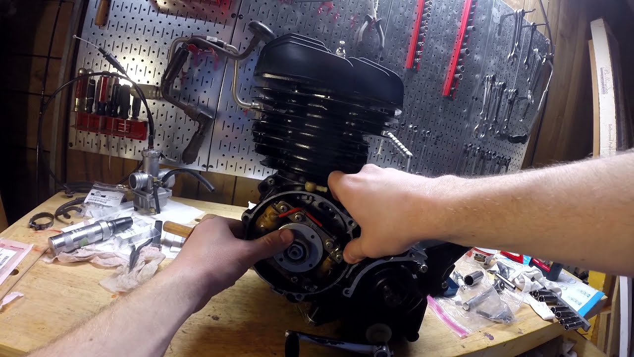 MR175 - Converting Points/Condenser ignition to Magneto/CDI (1976 Honda MR175 Elsinore)