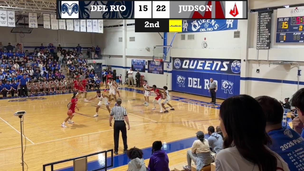 Playoffs Del Rio vs Judson Basketball