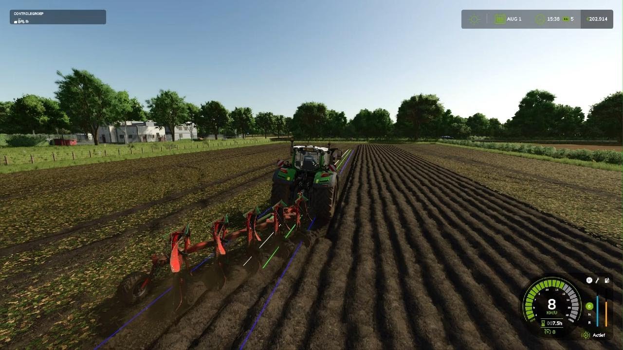 Ploegen op veld 38 - De Friese Wouden #26 FS25 Westdijk-Farming