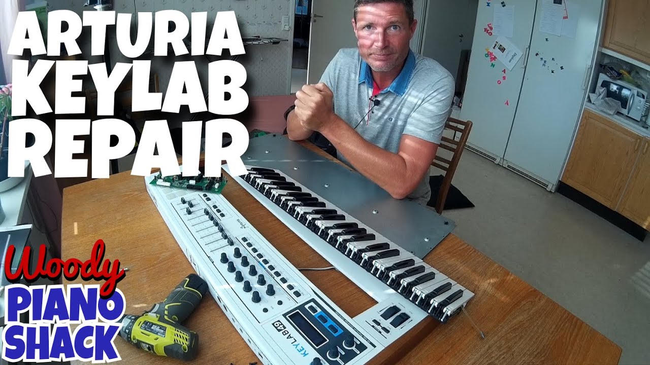 Arturia KeyLab Demo & Review 03 - Broken key and busted USB, can we fix it?