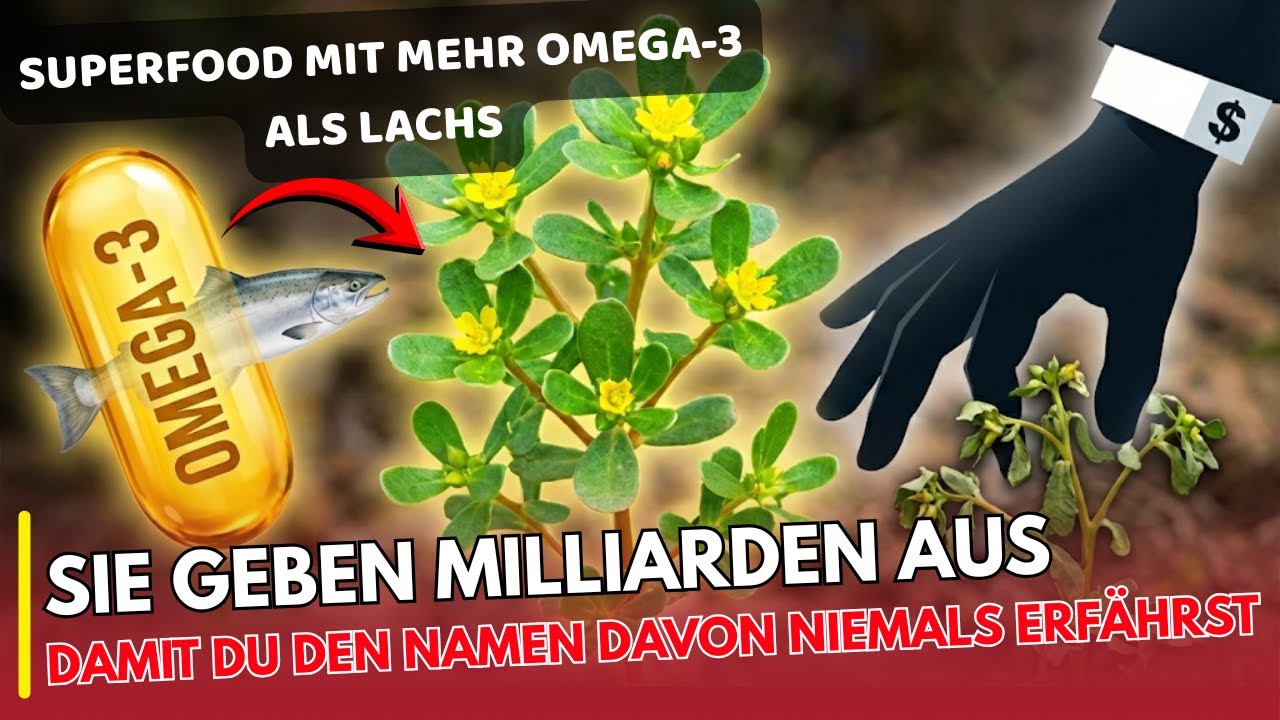 Mehr Omega-3 als Lachs pro Blatt: Warum Portulak ein Schlüssel der Gesunden Ernährung ist