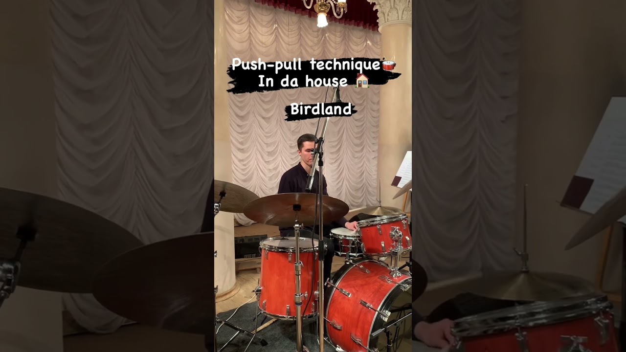 Push-pull technique 🥁 #bigband #drums
