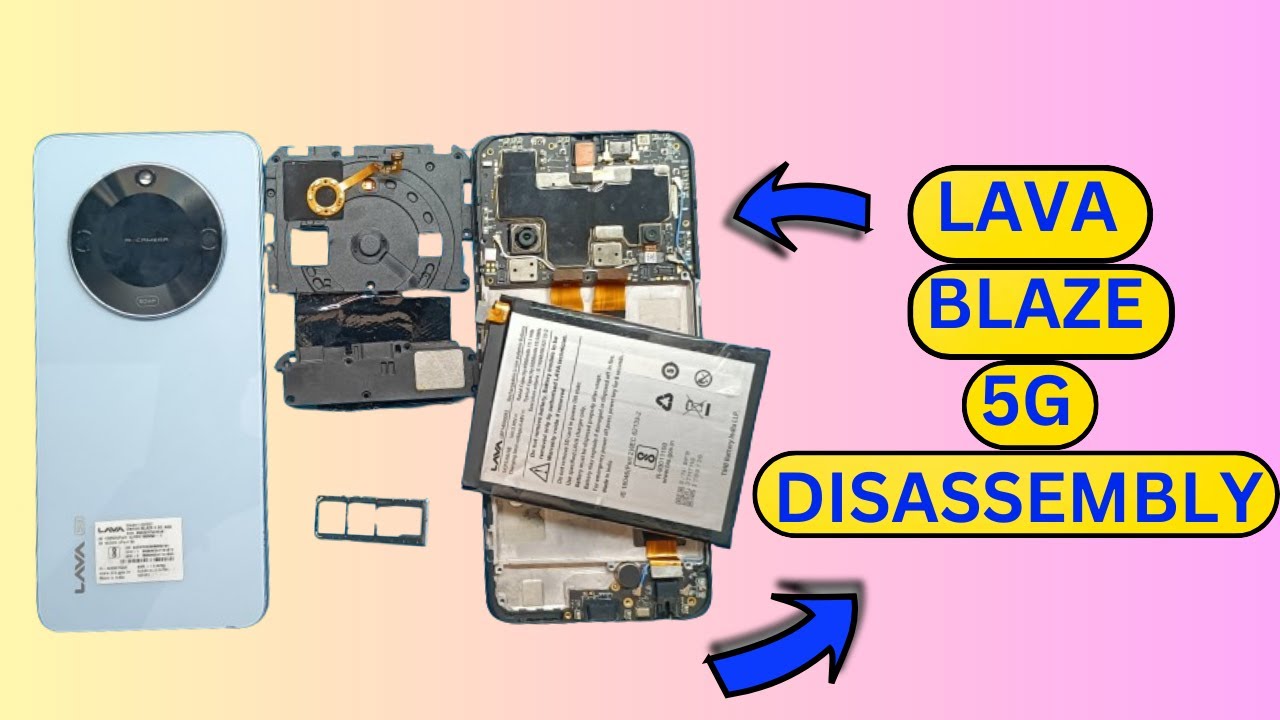 LAVA BLAZE 2 (5G) TEARDOWN | How To Remove Back Panel Lava Blaze 2 |