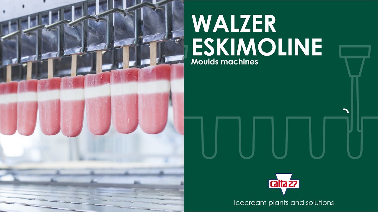 WALZER & ESKIMOLINE: Ice Cream Moulds Machine - Video Catalogue 2021 [ITA] [SUB-ENG]
