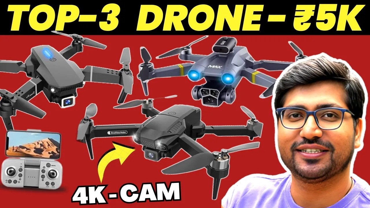 [TOP 5]🔥Best Drone Under 5000-10000 in India ✈️ Best Drone Camera for Video Shooting