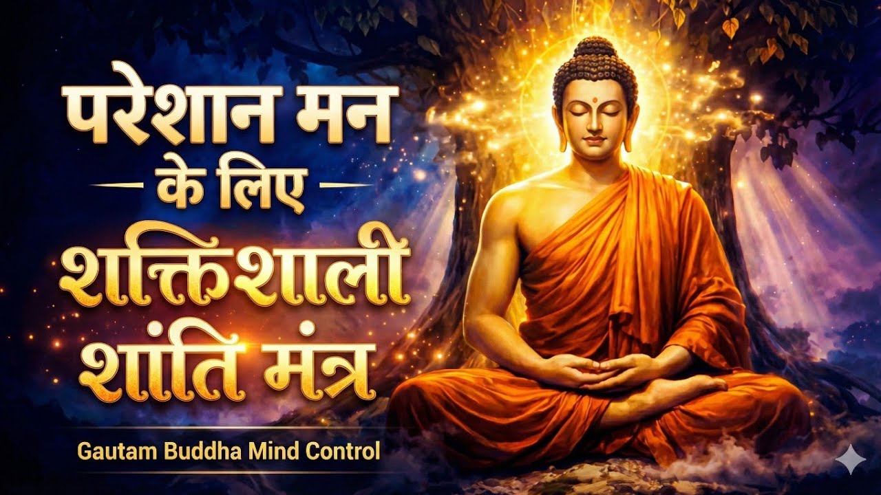 Gautam Buddha Mind Control | परेशान मन के लिए शक्तिशाली शांति मंत्र