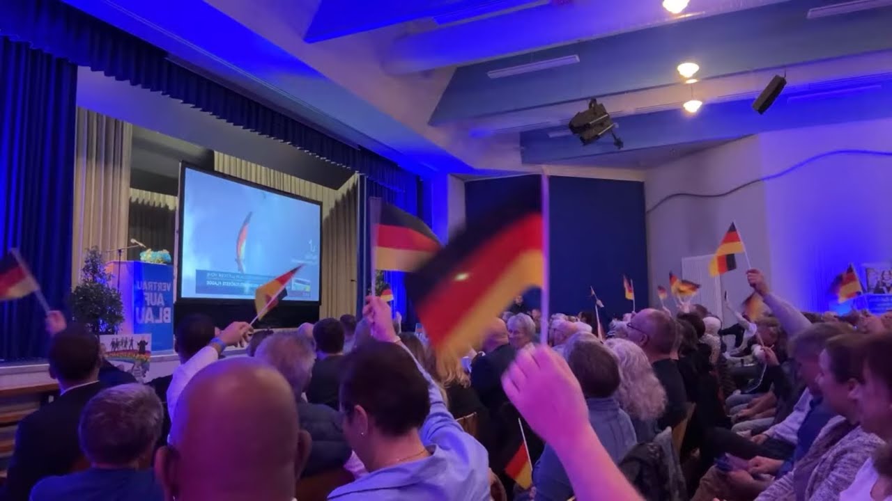 AfD Kreisverband Gie&szlig;en Beatrix v. Storch & Antifa Gegendemo 1.11.25 Reiskirchen