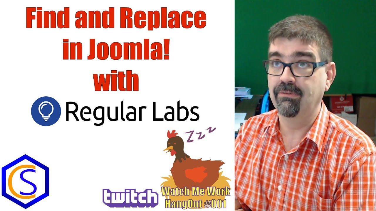 Find and Replace in Multiple Joomla Articles and ACYMailing - 👀 Watch Me Work Live Stream 001