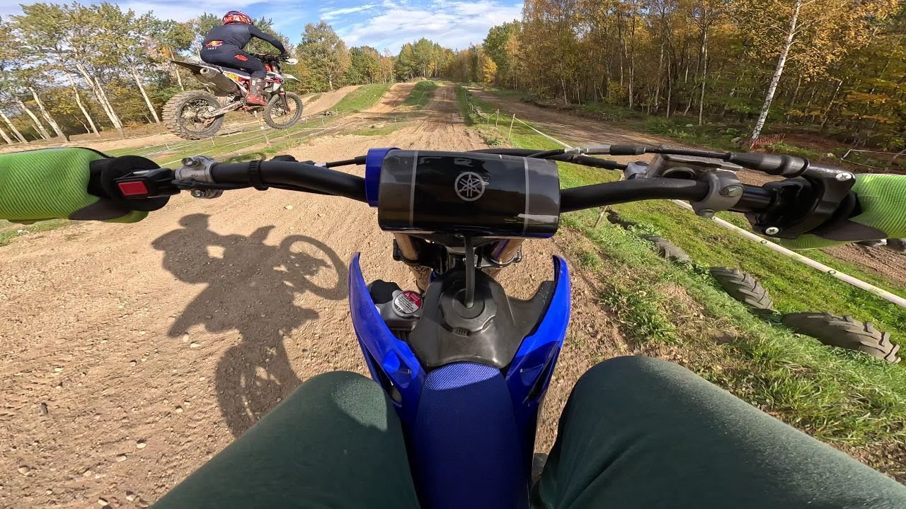 yz85 on the track