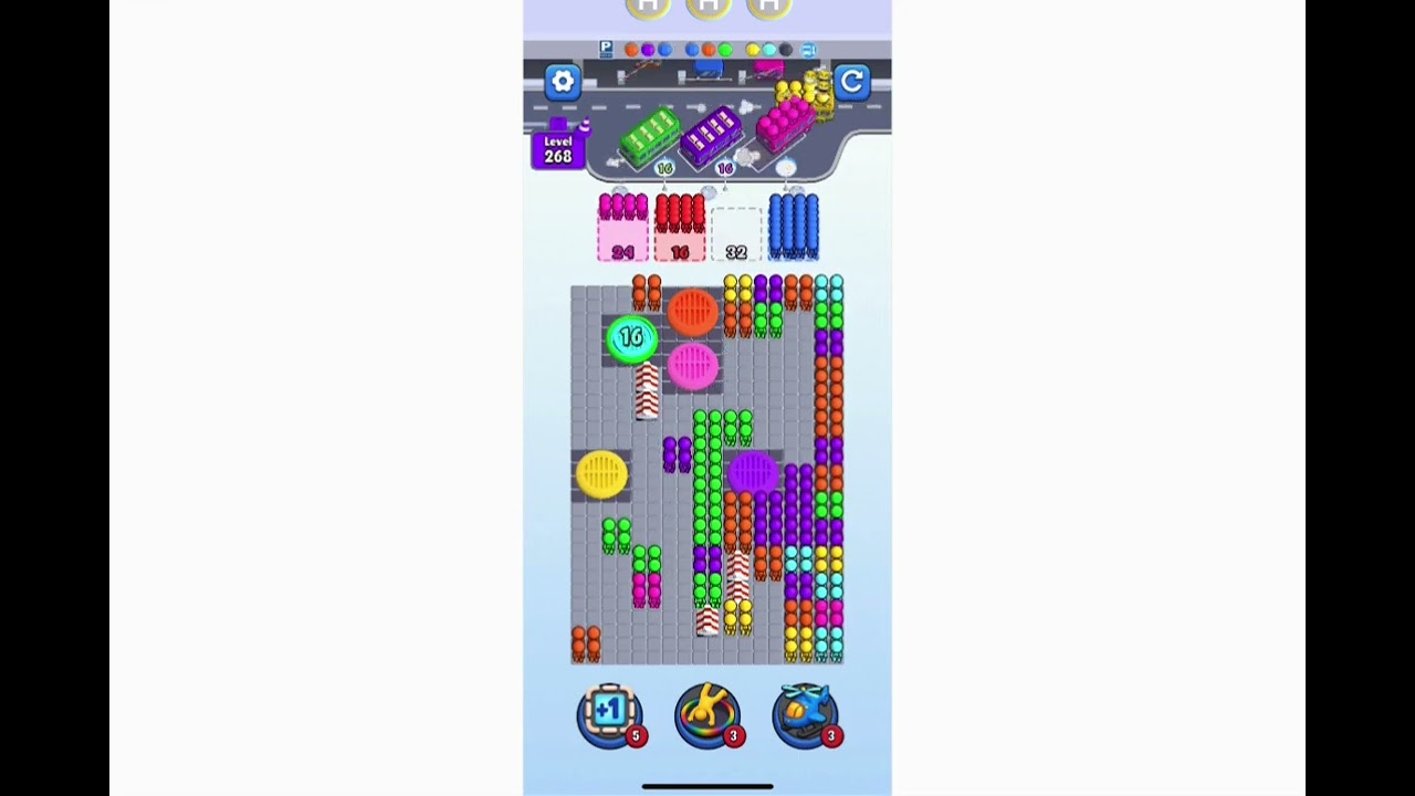 Hole Trap Jam the Bus Level 268