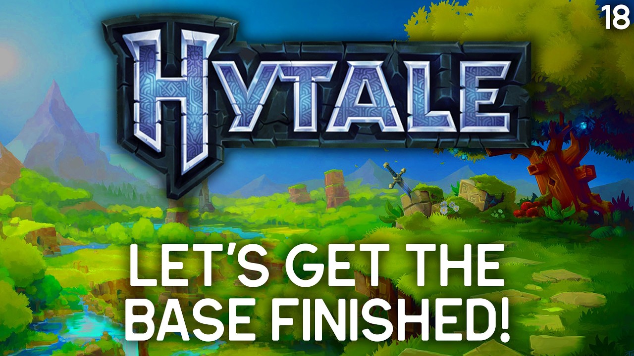 Let's Get The Base Finished! - Hytale - Stream 18