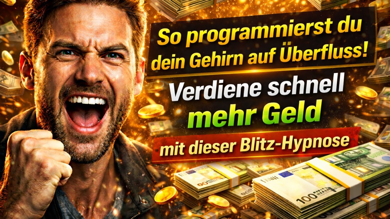 Überfluss-Denken: Du bist nur eine Hypnose davon entfernt mehr Geld zu verdienen!