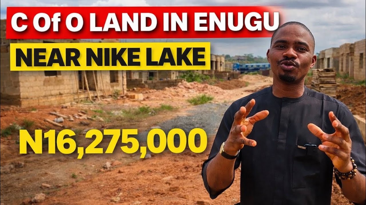 N16.275M Buy & Build Estate In Enugu | C of O Land For Sale In Enugu | Hossana Estate Near Nike Lake