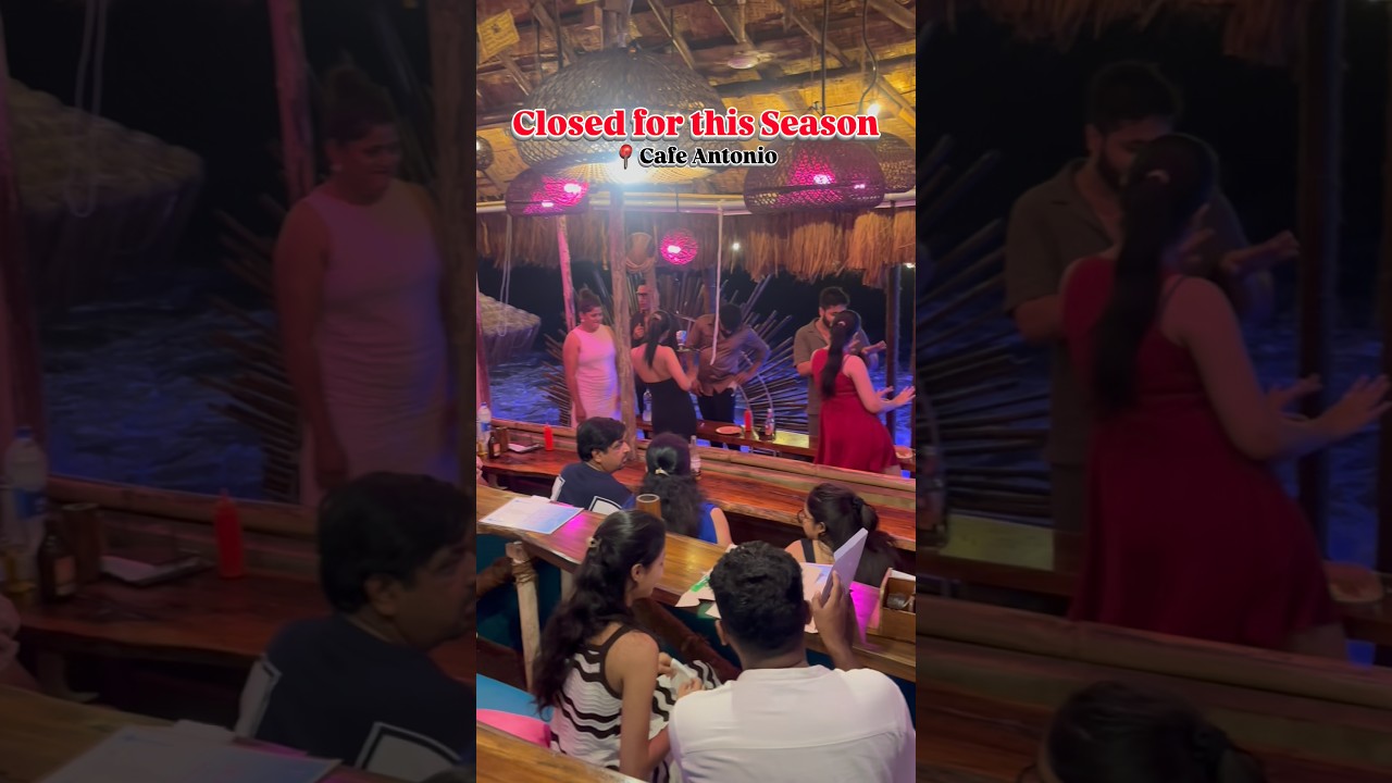 Goa Vlog 2026 🌴 Cafe Antonio Closed for the Season | Travel Update #goa #cafe