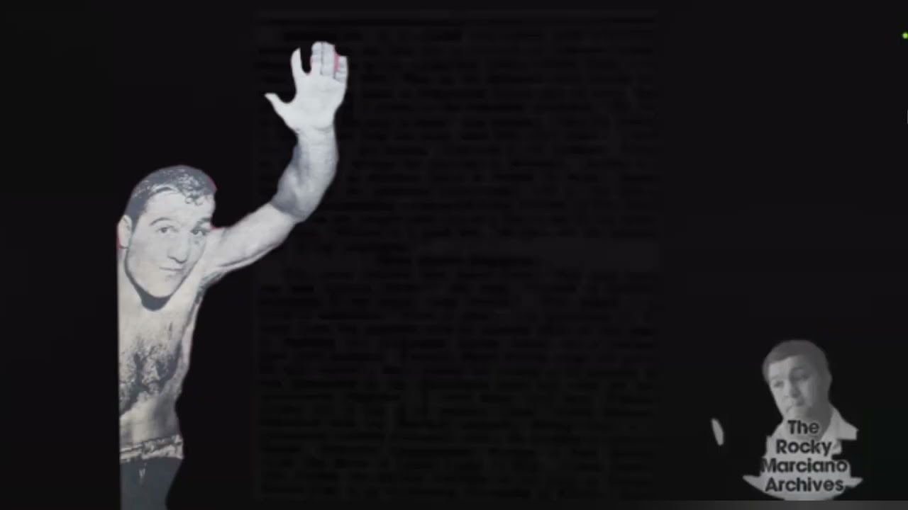 Rocky Marciano rare fight report v Coley Wallace (amended)