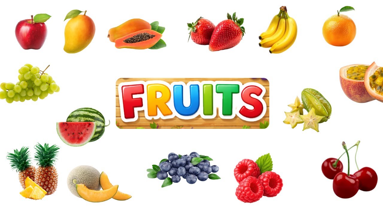 Learn Fruits | Apple and Banana | Fun Fruits Names for Kids | Kids Mania