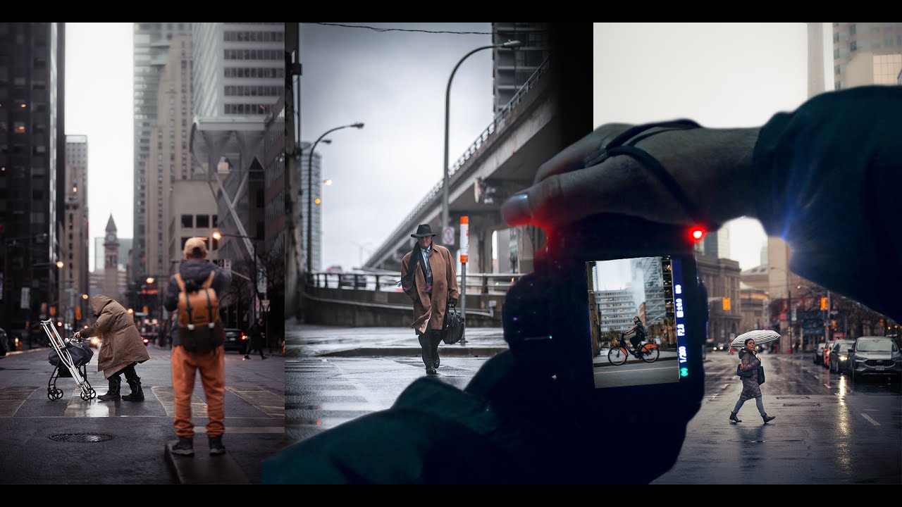 POV Торонто Дождь 🌧️ Уличная фотография | 85 мм F1.4