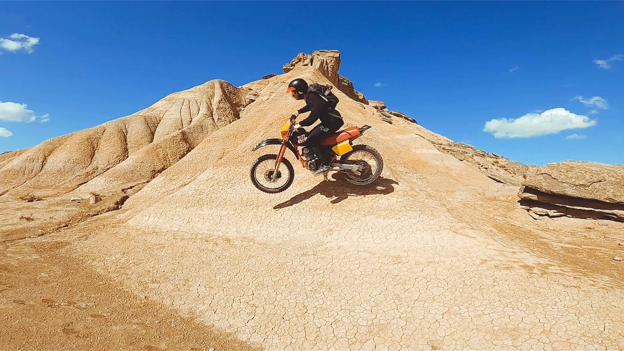 2 jours dans le desert des Bardenas en 125cc