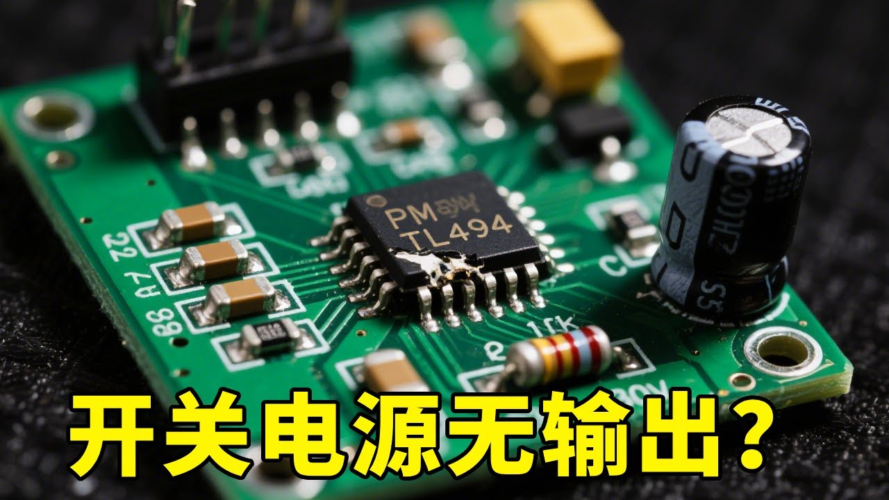 开关电源无输出？3 步教你快速排查，新手也能看懂【大飞电子维修】#开关电源 #电子爱好者 #电子技