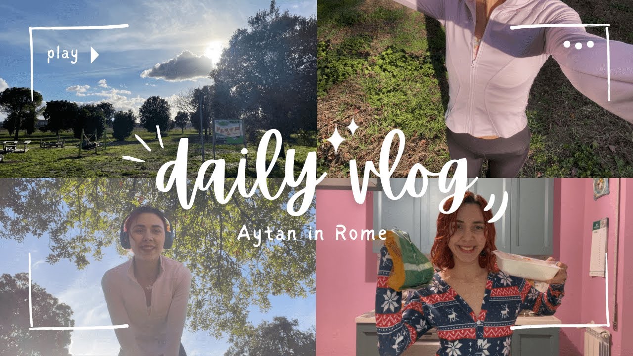 romanticizing my life in Italy ☁️: running, self-care, girly talk