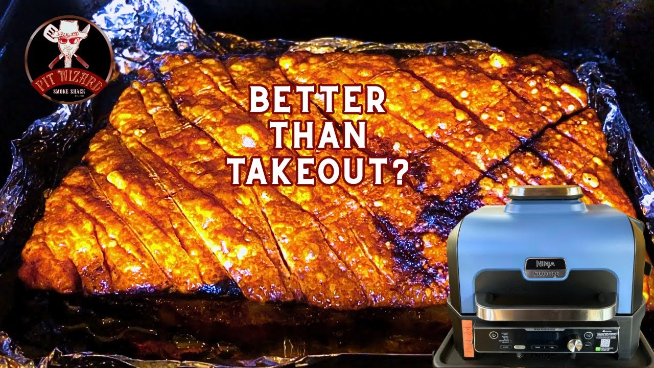 Easy Air Fryer Crispy Pork Belly Ready in 1 Hour | Ninja Woodfire Pro Connect XL