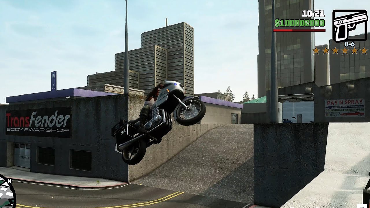 GTA San Andreas Definitive Edition - Doherty Glock Rampage + Six Star Escape