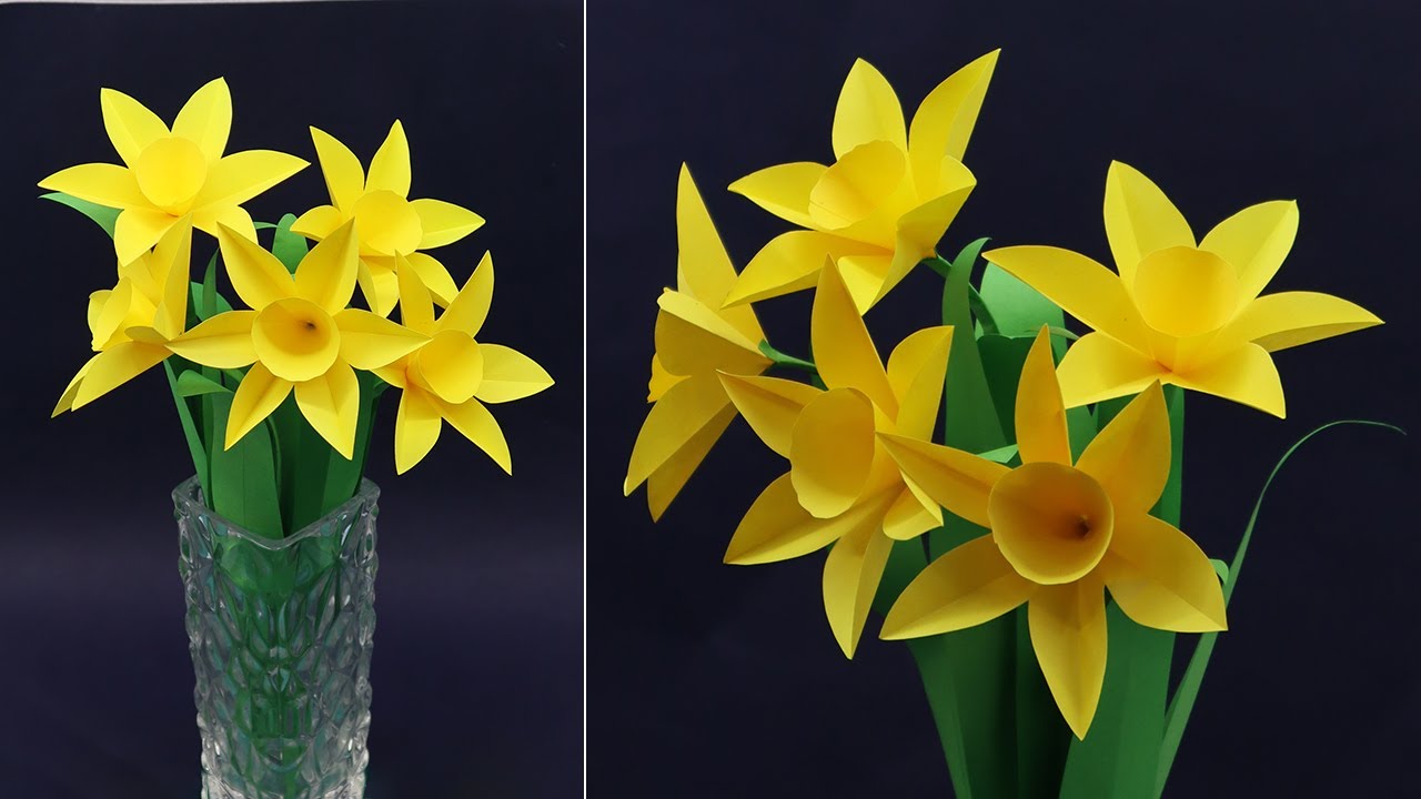 Easy and Beautiful Paper Flowers Making Tutorial | DIY Paper Flower | Room Decor