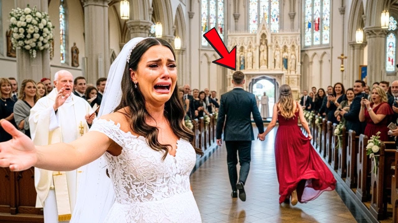 Noivo rico foge no altar com a madrinha… e a verdade da noiva grávida CHOCA A IGREJA...