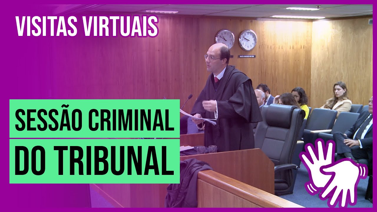 B&ocirc;nus - Sess&atilde;o Criminal do TRF3 - Libras e Legenda