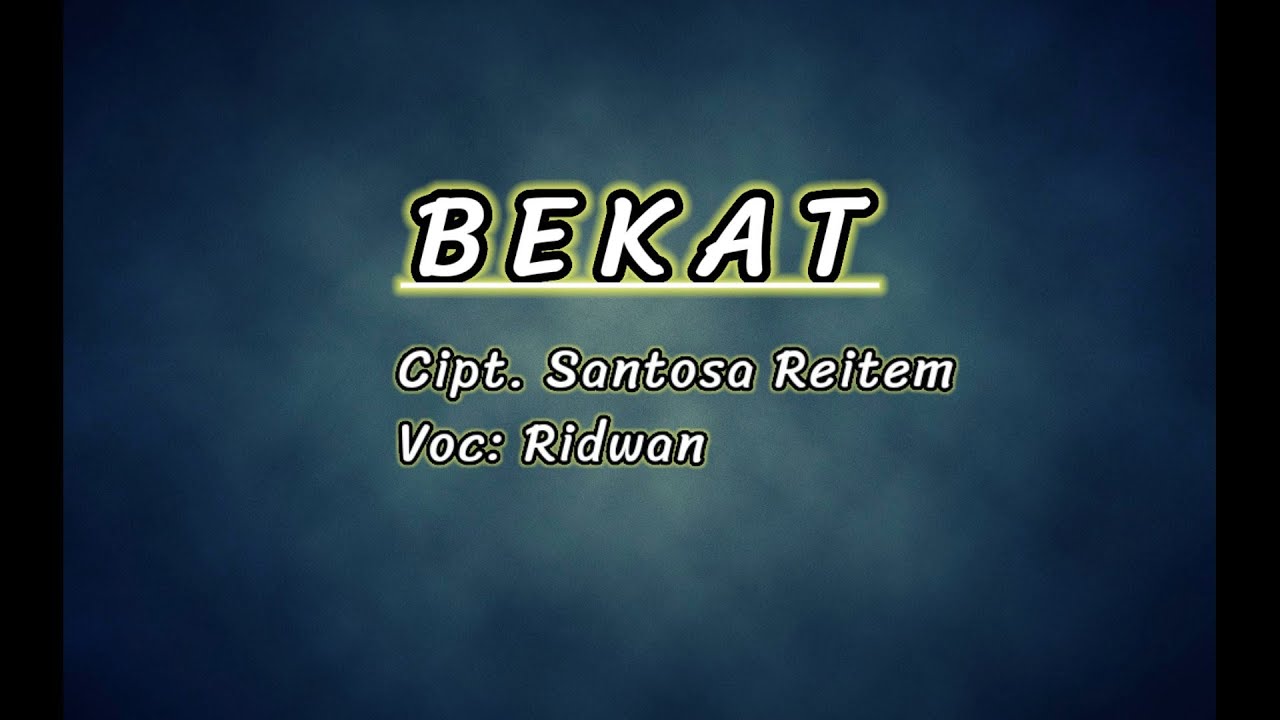 LAGU GAYO KARAOKE FULL LIRIK || BEKAT || REITEM . Cipt. SANTOSA REITEM