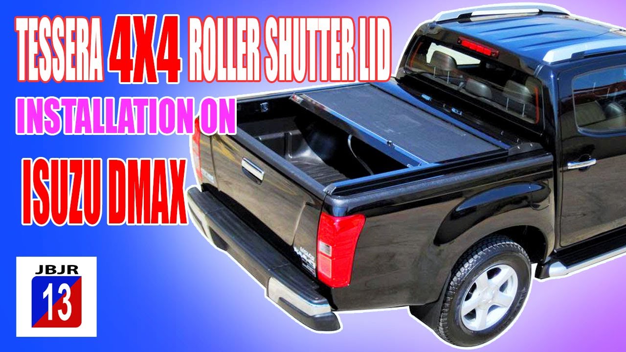 TESSERA ROLLER SHUTTER LID IMPROVISED INSTALLATION ON ISUZU DMAX