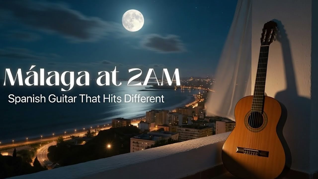 2AM in Málaga 🌙 Deep Urban Spanish Guitar | Iberian Chill