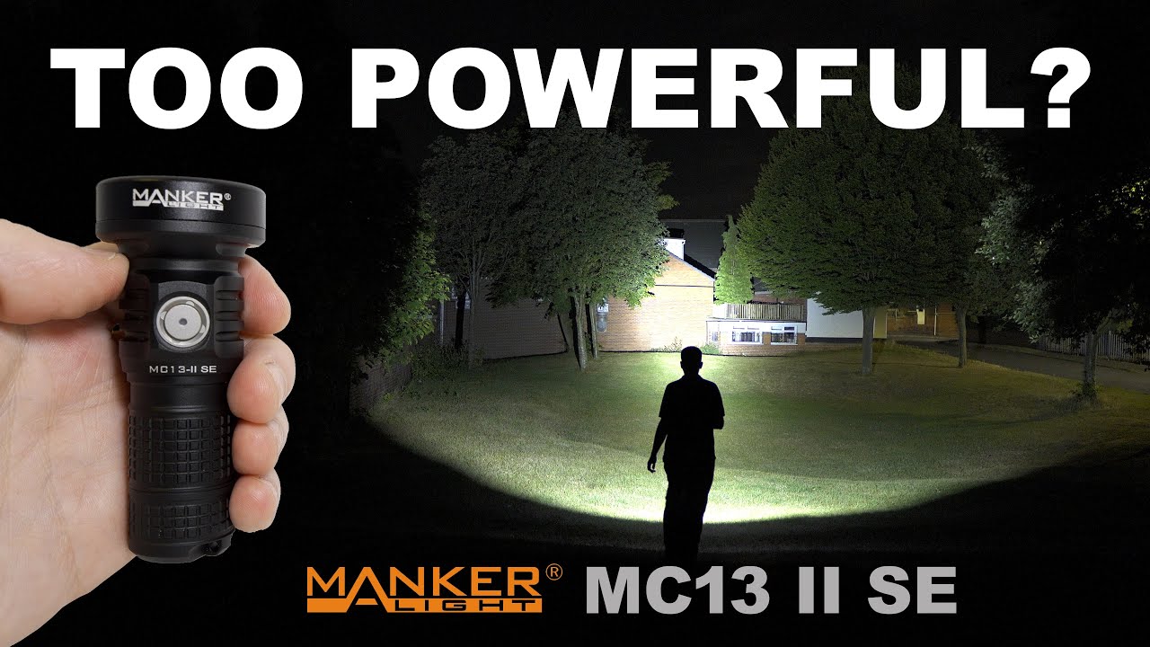MANKER MC13 II SE - tiny long-range flashlight with insane power!!!